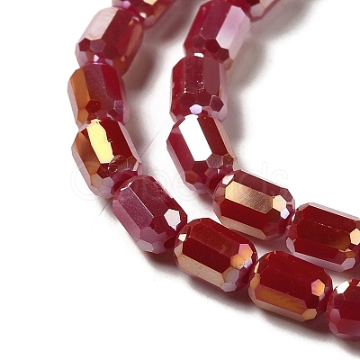 Electroplate Glass Beads Strands EGLA-D031-01K-1