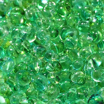 Transparent Baking Paint Glass Seed Beads SEED-P006-02B-16-1
