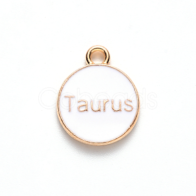 Alloy Enamel Pendants X-ENAM-S124-01A-04C-1