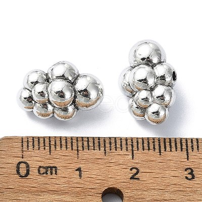 Tibetan Style Alloy Beads TIBEB-F065-14AS-1