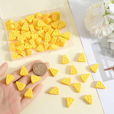60Pcs Opaque Resin Decoden Cabochons CRES-SC0002-87-1