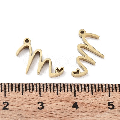 304 Stainless Steel Charms X-STAS-M327-02G-M-1