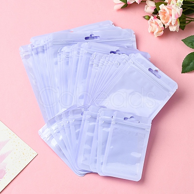 40Pcs 4 Styles Macaron Color Plastic Yin-yang Resealable Bags OPP-FS0001-18A-1