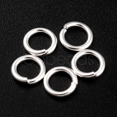 Rack Plating Brass Open Jump Rings KK-O139-18O-S-1