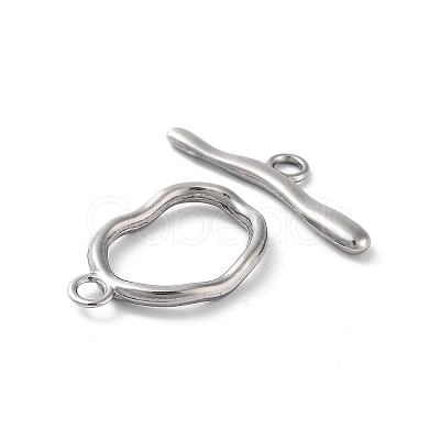 304 Stainless Steel Toggle Clasps STAS-A092-04B-P-1