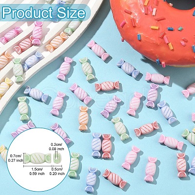 200Pcs Craft Style Acrylic Beads MACR-YW0003-56-1