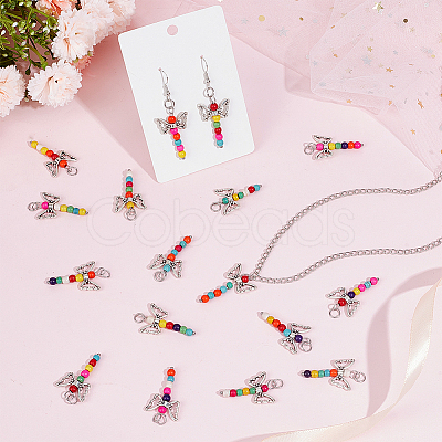 50Pcs Dyed Synthetic Turquoise Beads Pendants FIND-UN0001-90-1