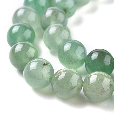 Natural Green Aventurine Beads Strands X-G-Q462-8mm-20A-1