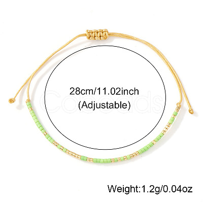 Bohemian Glass Seed Bead Braided Bead Bracelets ML0105-2-1