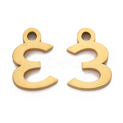 Ion Plating(IP) 304 Stainless Steel Pendants STAS-A045-11G-1