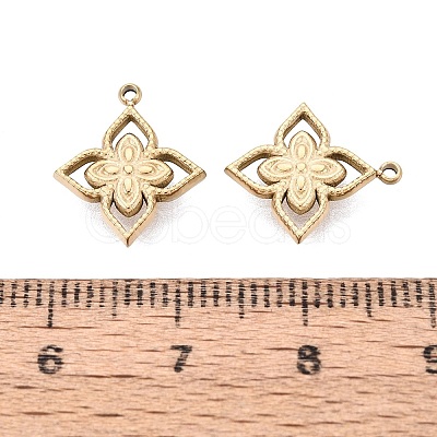 304 Stainless Steel Charms STAS-F322-03G-1