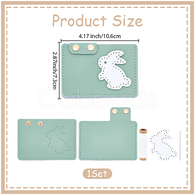 1 Set DIY Clutch Bag Making Kits DIY-CL0001-63A-1