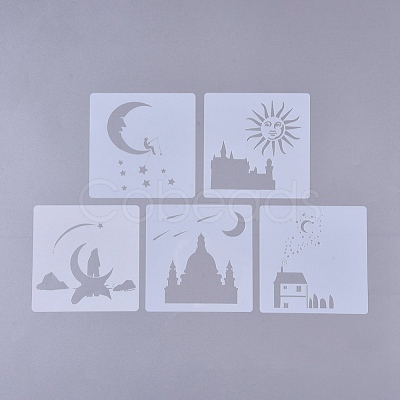 Plastic Drawing Stencil DIY-WH0149-27-1