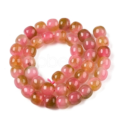 Dyed Natural White Jade Beads Strands G-T138-D10-1
