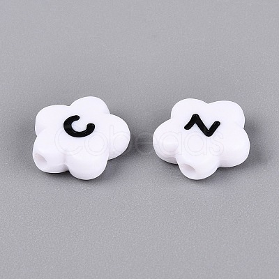 Opaque Acrylic Beads SACR-Q001-17B-1