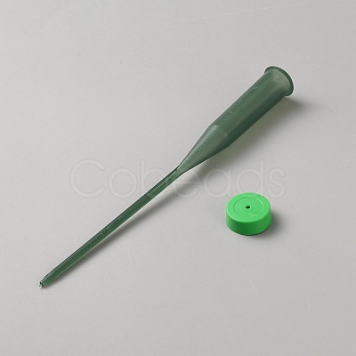 Plastic Extendable Stem Water Tubes with Caps DIY-WH0899-655B-1