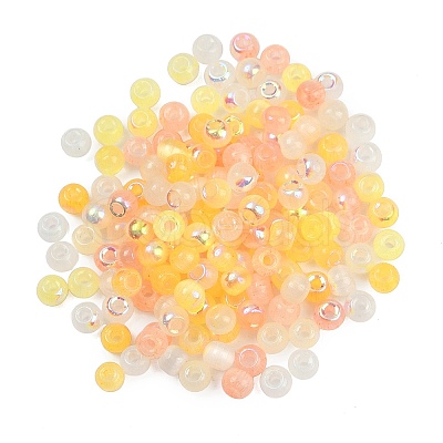 Mixed Color Imitation Cat Eye Glass Round Seed Beads SEED-NH0003-01A-03-1