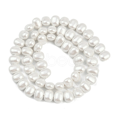 Electroplated Shell Pearl Beads Strands BSHE-H113-04C-1
