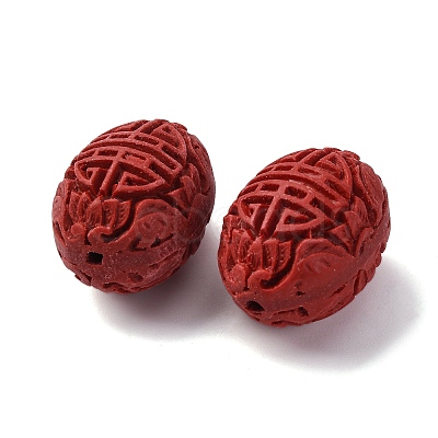 Cinnabar Beads CARL-K001-30-1