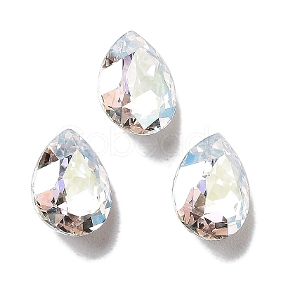 K9 Glass Rhinestone Cabochons GLAA-H034-03B-001TR-1