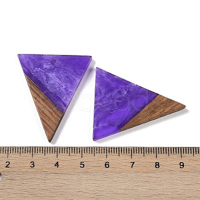 Resin & Wood Pendants WOOD-F015-06H-1