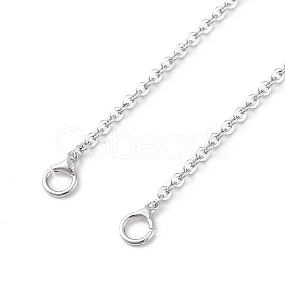 1.5MM Brass Cable Chain Necklace Making NJEW-D302-75P-1