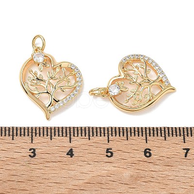 SHEGRACE Valentine's Day Brass Clear Cubic Zirconia Pendants XGRQ3K440-558G-1