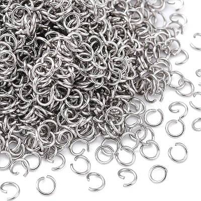 Tarnish Resistant 304 Stainless Steel Open Jump Rings STAS-R049-4x0.6mm-1