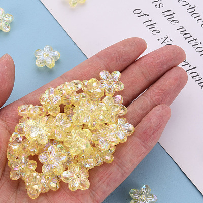 Transparent Acrylic Beads TACR-S154-45C-915-1