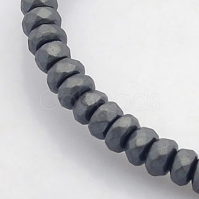 Electroplate Non-magnetic Synthetic Hematite Beads Strands X-G-J208B-09-1