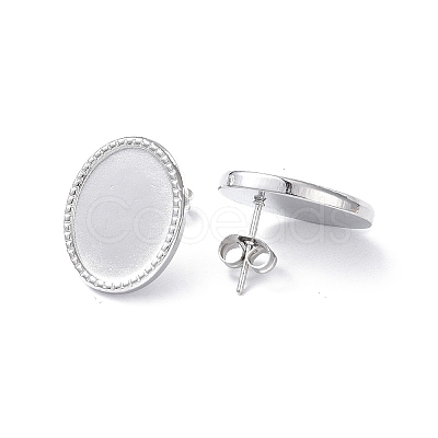 Non-Tarnish 304 Stainless Steel Stud Earring Finding EJEW-I285-31P-1