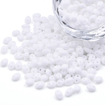 Opaque Luster Czech Glass Seed Beads SEED-N004-005-D02-1