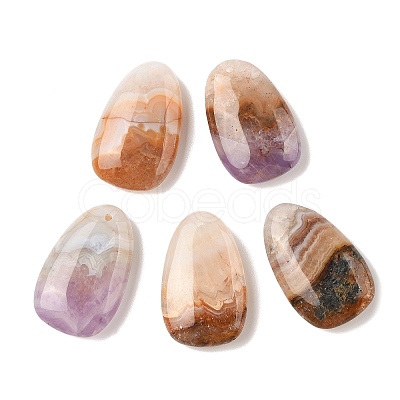 Natural Amethyst Lace Agate Pendants LS-G-A244-02-1
