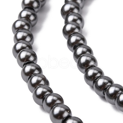 Eco-Friendly Glass Pearl Beads LS-HY-J002-4mm-HX088-1