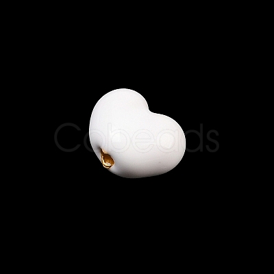 Brass Enamel Beads KK-G541-01J-1