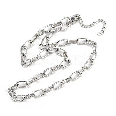304 Stainless Steel Cross Pendant 3 Layer Necklaces for Women NJEW-F343-02P-1