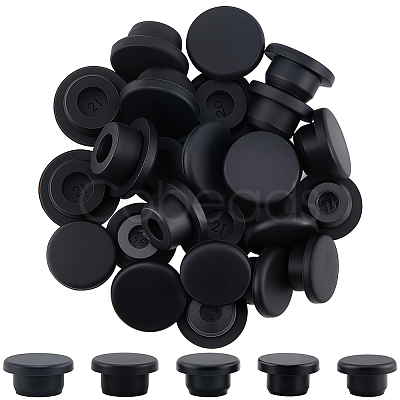 30Pcs 5 Styles Silicone Hole Plugs AJEW-GF0011-63D-1