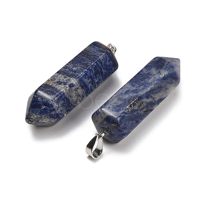 Natural Sodalite Pendants GG-CBAA0EE-02P-03-1