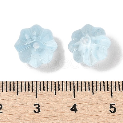 Transparent Spray Paint Glass Beads GLAA-Z011-10D-1