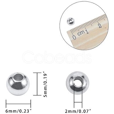 304 Stainless Steel Spacer Beads STAS-NB0004-17-1