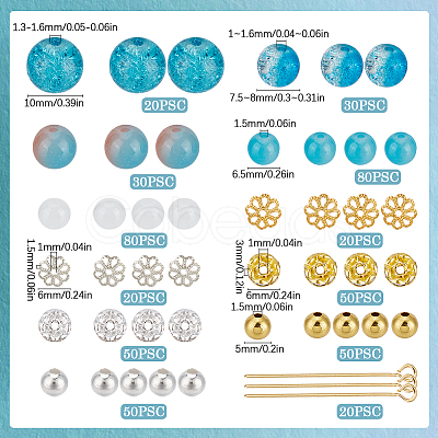 DIY Jewelry Making Findings Kits DIY-SP0002-82A-1