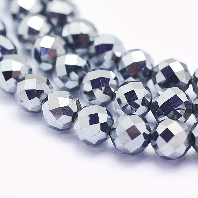 Terahertz Stone Beads Strands LS-G-O166-14-4mm-1