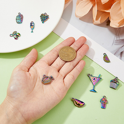 4 Sets Alloy Pendants PALLOY-DC0001-18-1