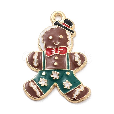 Christmas Theme Alloy Enamel Pendants X1-ENAM-D060-04D-1