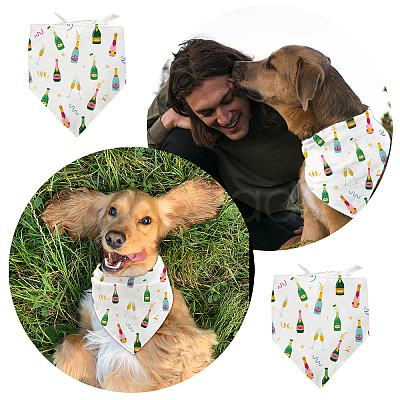 Cotton Dog's Kerchief AJEW-WH0503-011-1