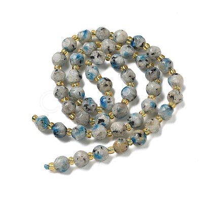 Natural K2 Stone Beads Strands G-K387-A06-01-1