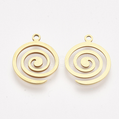 201 Stainless Steel Pendants X-STAS-T044-83G-1