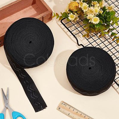 Polyester Non Slip Knitted Elastic Belt OCOR-WH0080-29A-1
