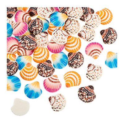 50Pcs Opaque Resin Decoden Cabochons CRES-PH0001-20-1