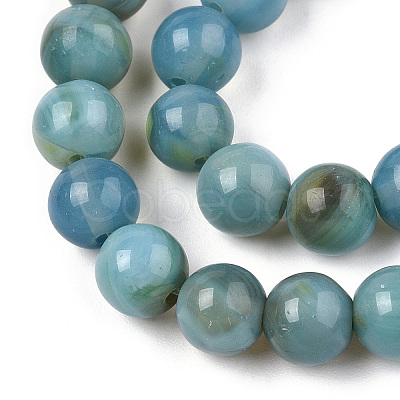 Glass Round Beads Strands GLAA-M044-01M-1